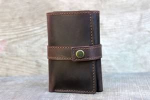 Luxury Men's Genuine Leather Trifold Wallet RFID Blocking Custom Brand Logo Slim <b>Credit</b> <b>Card</b> <b>Holder</b> OEM Supplier NTW-0039 - Product Image 5