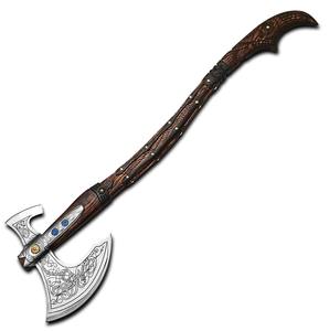 Hache tactique viking artisanale en acier à haute teneur en carbone avec manche en bois, tomahawk personnalisé pour le camping et la coupe du bois, qualité industrielle, garantie 3 ans - Product Image 3