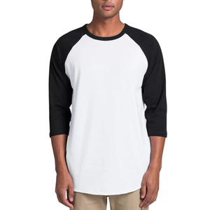 Camisetas Raglán Cómodas con Cuello Redondo, Personalizables, a la Moda, de Primera Calidad, Nueva Llegada, para Adultos - Product Image 1