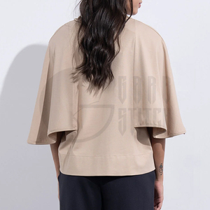 Camiseta Casual de Manga Campana en Spandex/Algodón - Product Image 5