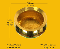 Geborsteld gouden kookpot, duurzaam, glanzend messing keukengerei voor thuis, keuken, hotel, restaurant