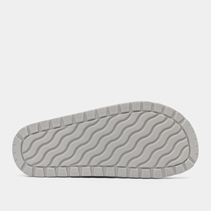 Shondo Flat Sandals Grey Textile Upper EVA Outsole Hook Loop Closure Casual Summer Open Toe Breathable - Product Image 3