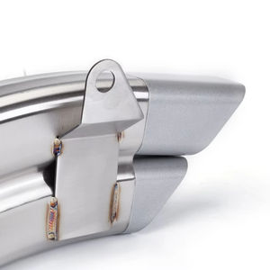 Tubo de escape doble oblicuo de acero inoxidable modificado para motocicleta Universal para 250NK Spring Breeze <span class=keywords><strong>150</strong></span> - Product Image 4