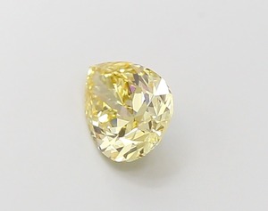 Hermoso diamante suelto talla pera, color amarillo intenso, claridad VS1, limpieza a simple vista, cultivado en laboratorio CVD, certificado IGI, 1.5 quilates EX - Product Image 4
