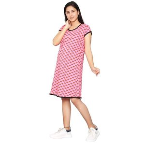 Women's Maternity Top <b>Tunic</b> Pregnancy Clothes Nightshirt Heart Designs Round Neck Half Sleeves for Next Mom to Be - Product Image 2