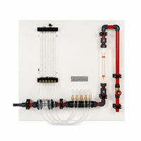 Banc de mesure de débit hydraulique pour les tests de fluides |   Appareils de laboratoire pour les études de débit, de pression et de décharge