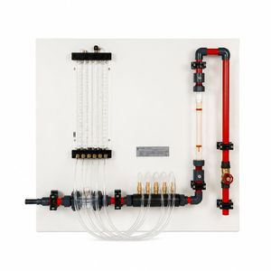 Banc de mesure de débit hydraulique pour les tests de fluides |   Appareils de laboratoire pour les études de débit, de pression et de décharge - Product Image 1