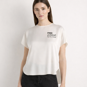Women Split Hem Sports <b>T</b> <b>Shirt</b> Relaxed fit Crew Neck Lightweight Breathable Soft smooth Stretch Fabric Custom logo Athletic Top - Product Image 1