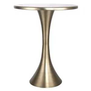 Modern Matte Black Aluminum <b>Side</b> <b>Table</b> <b>Round</b> Metal Accent <b>Table</b> with Minimalist Tripod Legs for Small Space Living Room Office - Product Image 3