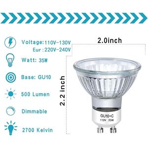 Lampadine per Scaldacera da 35 Watt, 2 Pezzi, Accessorio Luminoso con Temperatura e Altezza Regolabili per Scaldacera - Product Image 3