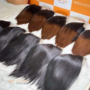 Available Various Colors Bone Straight Bob Wigs 100% Raw Vietnamese <b>Hair</b> HD Lace Front Human <b>Hair</b> Wigs - Product Image 2