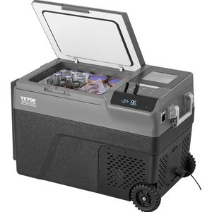 Frigorifero Portatile per Auto a Zona Singola da 37 QT, Congelatore a 12 Volt a -4°C con Funzione di Produzione Ghiaccio - Product Image 1