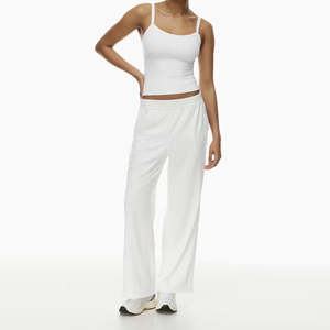 Camiseta sin mangas de color liso y corte ajustado para mujer – Prenda ligera de verano, chaleco moderno, camisetas sin mangas de marca de moda clásica - Product Image 5