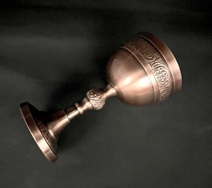 Fournisseur en gros d'articles en cuivre : Gobelets en cuivre martelé pour voyageurs, bienfaits ayurvédiques, verres à eau en cuivre pur - Product Image 2