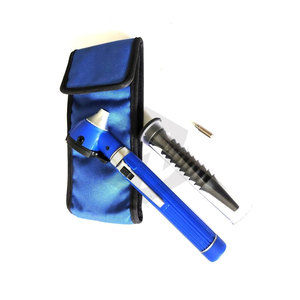 Mini otoscope à fibre optique bleu, outil de diagnostic portable pour l'examen des oreilles avec éclairage LED lumineux, léger et maniable - Product Image 4