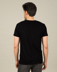 Custom Label Men's 100% Cotton Casual Solid <b>Short</b> <b>Sleeve</b> Breathable Quick Dry T-Shirt with Knitted Fabric - Product Image 1