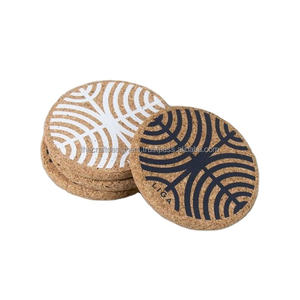 Customized Designing Coffee Coasters Set Centerpiece Display Impressive Cork Coasters & <b>Placemats</b> for All Type Glass Cup Display - Product Image 1