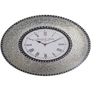 Horloge murale de luxe en mosaïque, miroir de verre, décoration de la maison, haute qualité - Product Image 1