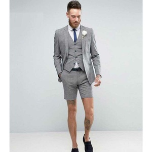 Hot Selling Grey Men's Business Suit Breathable Plus Size Factory Direct Wholesale Fashionable Formal Wear - Product Image 1