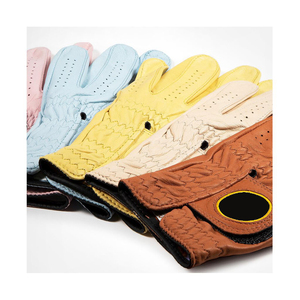 Guantes de Golf de Cuero Genuino Cabretta Suave al Por Mayor, Ajuste Completo, Antideslizantes, con Logotipo Personalizado, Blancos, para Hombre y Mujer - Product Image 6