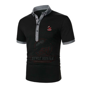 Chemises polo personnalisées avec impression de logo, prix de gros, pas cher, grandes tailles, respirantes, de qualité supérieure pour hommes - Product Image 2