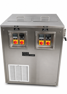 2 Stage Ultrasonic Cleaner Dual Tank <b>Heater</b> & Chilling Zone with Front and Rear Control for Timer Clean <b>in</b> 2 different - Product Image 2