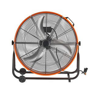 Ventilatore a Tamburo Industriale da 24 Pollici, Alta Velocità, 3 Velocità, 8600 CFM, Inclinazione Regolabile a 360 Gradi per Negozi - Product Image 1