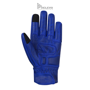 Guantes de Motociclismo de Cuero Vacuno, Cuero Genuino, Suaves, Cómodos, Transpirables, Logotipo Personalizado Delantero/Trasero, Cualquier Color Disponible - Product Image 3