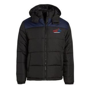 Chaqueta de burbujas para hombre con logotipo personalizado impreso, de alta calidad y bajo precio, talla grande, transpirable, chaqueta de invierno personalizada para hombre - Product Image 1