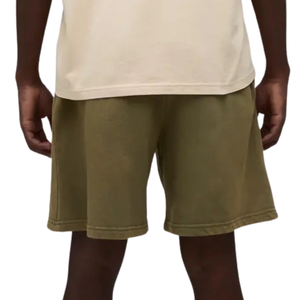 Custom <b>Men's</b> Olive Green <b>Shorts</b> <b>Elastic</b> <b>Waist</b> Drawstring Side Pockets Relaxed Fit Casual Home Lounge Wear Wholesale Plain <b>Shorts</b> - Product Image 2