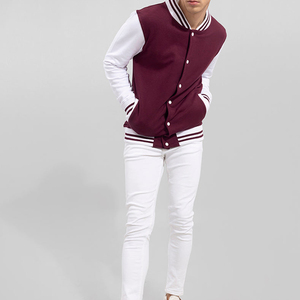 Good Quality Custom Embroidered Letterman <b>Leather</b> Wool Varsity <b>Jacket</b> for <b>Men's</b> Low Price Customized Varsity <b>Jacket</b> - Product Image 2