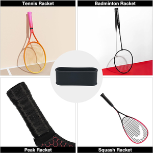 Bandas Elásticas de Silicona Personalizadas para Raquetas de Bádminton, Antideslizantes, Duraderas, Universales y Coloridas - Product Image 4