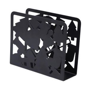 Luxury Metal Napkin Holder Contemporary Dining Table Accessory Decorative <b>Tissue</b> Organizer For Modern Home Interiors Today - Product Image 3