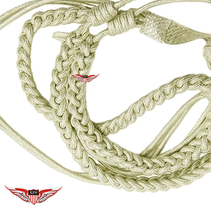 Aiguillette torsadée avec pointe argentée métallique - Product Image 3