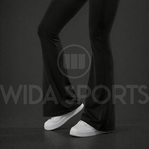 Wholesale Custom Fitness Activewear Women Flare Yoga <b>Set</b> High Waist Leggings Long Sleeve Crop Top Breathable Gym Clothing <b>Set</b> - Product Image 6