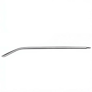 Aiguille de Redon 19,5 cm (7-3/4 pouces) 12 Charr, légèrement courbée, à pointe de couteau, extrémité filetée, pour drainage chirurgical, instrument médical - Product Image 5
