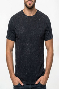เสื้อยืดผู้ชายขายดีที่สุด ลายฟอกสี  รับสกรีนโลโก้ คุณภาพสูง ผลิตจากโพลีเอสเตอร์/คอตตอน ทรงปกติ ระบายอากาศได้ดี - Product Image 5