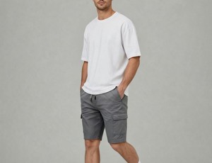 Factory direct <b>cargo</b> shorts supply USA cotton twill men <b>cargo</b> shorts zipper closure pockets bulk order fas - Product Image 2