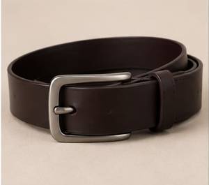 Ceinture décontractée pour homme en cuir véritable avec boucle en acier argenté, style coréen tendance, esthétique Instagram, artistique et jeune, durable et confortable - Product Image 5