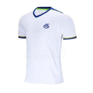เสื้อฟุตบอลพิมพ์โลโก้ตามสั่ง คุณภาพสูง บริการ OEM เสื้อฟุตบอลสีพื้น - Product Image 2