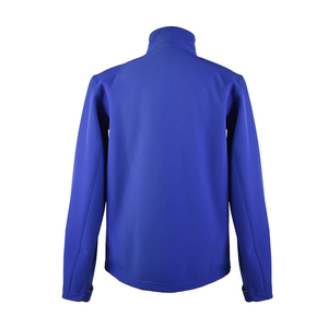 เสื้อแจ็คเก็ตผู้ชายแบบใหม่ ดีไซน์พิเศษ เนื้อผ้านุ่ม ซิปแบบซอฟต์เชลล์ ผลิตจากโพลีเอสเตอร์ 94% สแปนเด็กซ์ 6% สีน้ำเงิน กันลม กันน้ำ หนา เหมาะสำหรับกิจกรรมกลางแจ้ง - Product Image 3