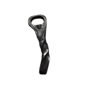 Abridor de Botellas de Hierro Forjado a Mano, Abridor de Cerveza de Metal Rústico con Diseño Trenzado, Herramienta de Bar de Hierro Fundido Antiguo, Accesorios para Vino - Product Image 4
