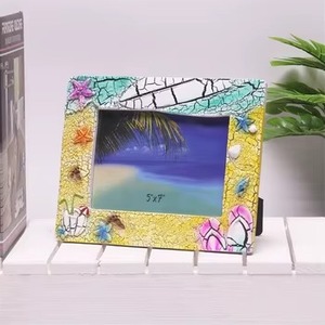Customized Hand-painted Beach Style UV Printing Photo <b>Frames</b> Wholesale Creative Home Decoration 3D <b>Acrylic</b> Art REHMAN CRAFT - Product Image 2