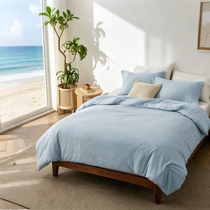 Ultra Soft Grade a Queen Size All-Season Reversible Eco-Friendly 3-Piece Bedding Set Comforter Pillow Shams All-in-One <b>Bed</b> Bag - Product Image 5