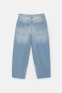 Pantalones Vaqueros Personalizados para Hombre, Color Gris Negro, Cintura Alta, Estilo Urbano, Corte Recto Holgado, Algodón, OEM - Product Image 6