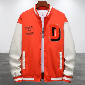Factory Manufacture Wholesale Baseball Sports Winter Design Unisex <b>Varsity</b> Sports <b>Jacket</b> Fleece Quick Dry & Breathable - Product Image 2