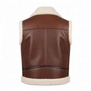 Wholesale Bubble <b>Jacket</b> Slim Sleeveless Polyester Cotton Filled Unisex Summer Wholesale ODM <b>Leather</b> Vest - Product Image 3