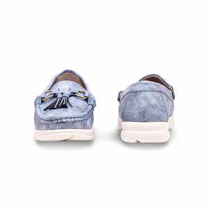 รองเท้าหนังนิ่มสีฟ้ารองเท้าสไตล์เดินมีสไตล์ - Product Image 2