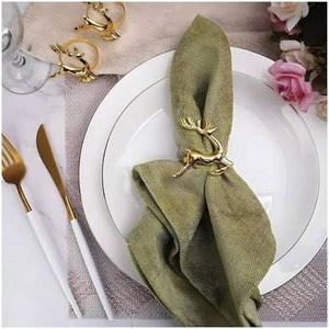 Anillo de Servilleta Metálico para Celebraciones, Decoración de Mesa para Banquetes, Bodas, Fiestas, Suministros para Decoración de Mesa - Product Image 4