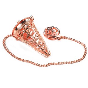 Vente en gros Agate de Guérison Naturelle Pendule Reiki Cuivre Laiton Boule Pointue Amour Métal Divination Guérison Naturelle Laiton Métal - Product Image 3